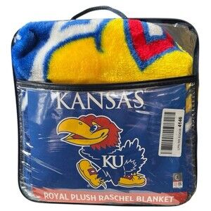 University of Kansas Jayhawks Plush Blanket Warm Soft NCAA  60”x 80”